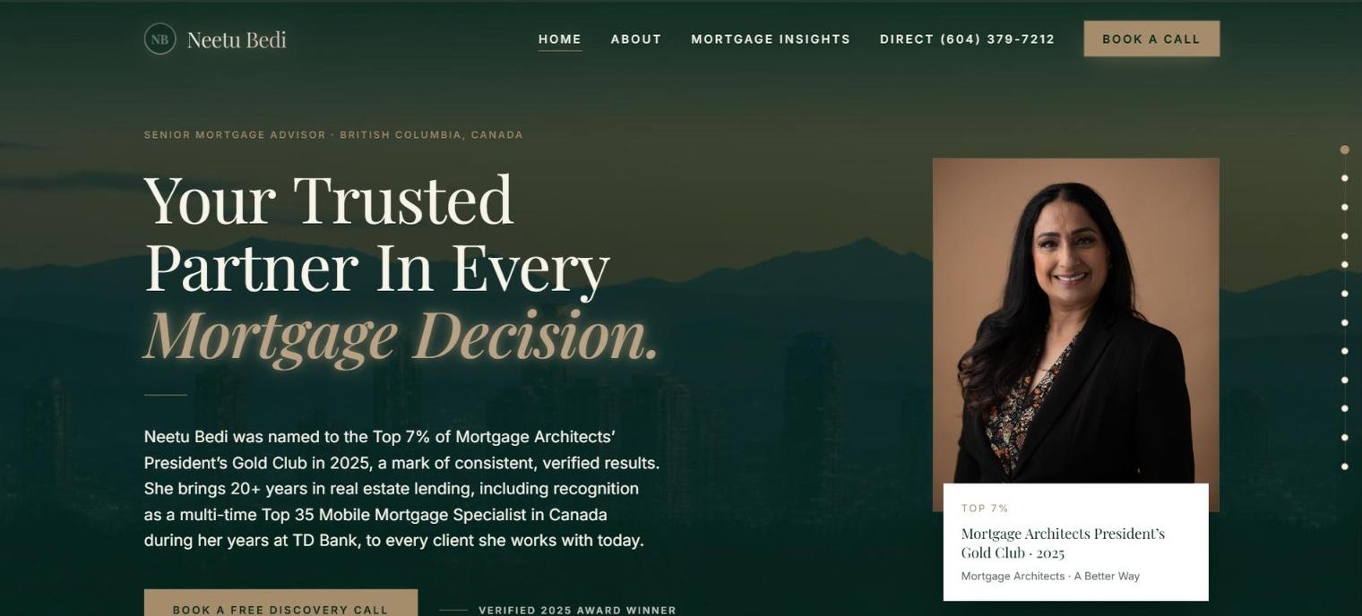 Neetu Bedi, mortgage broker in Vancouver