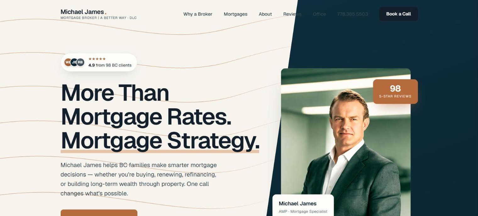 Mike James, mortgage and finance broker in Vancouver